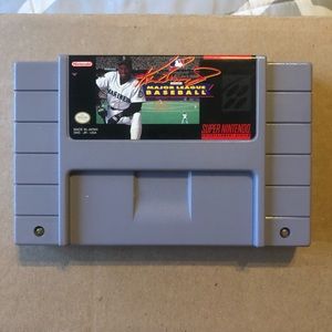 Ken Griffey Jr Presents Major League Baseball for Super Nintendo